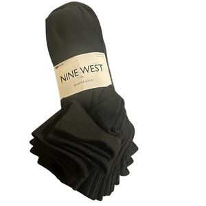 Nine West Men's Black Casual Socks